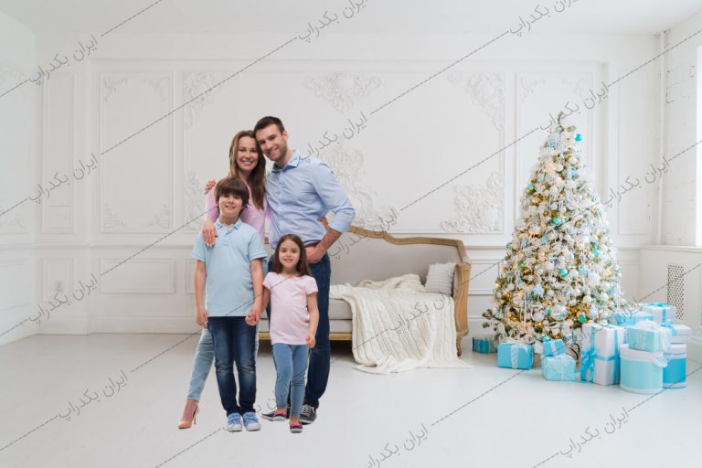 بک گراند کریسمس و زمستان خانوادگی کد IBD-2051