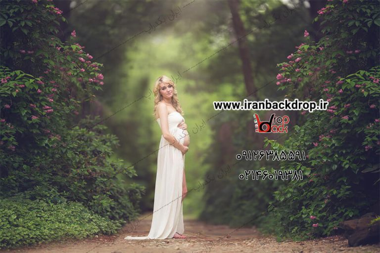 بک گراند عکاسی جنگل ویژه بارداری، کودک، عروس و داماد کد IBD-4120