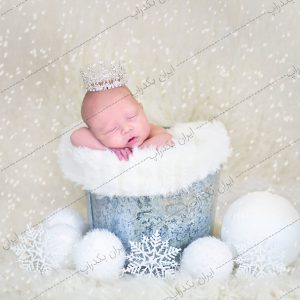 بک گراند نوزاد زمستان