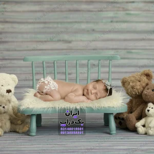 بک گراند دانلودی عروسکی تم نوزاد کد IBD-8412