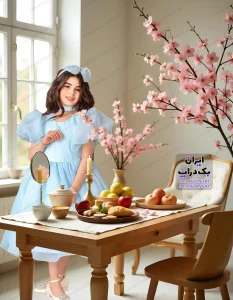 مجموعه بک گراند عکاسی نوروزی 1404 دخترانه پسرانه کد IBD-2803
